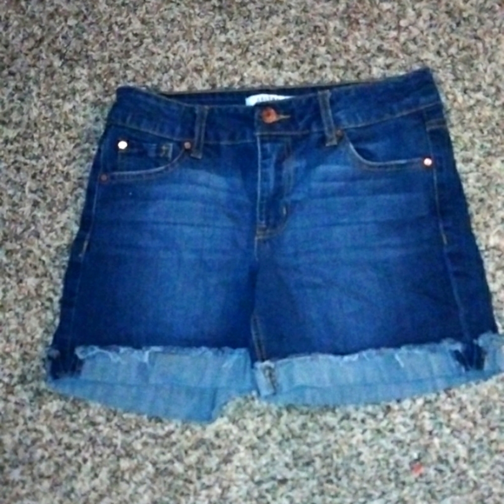 Blue jean shorts